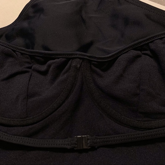 NWT Agua Doce Black One Piece Swimsuit - Picture 9 of 15